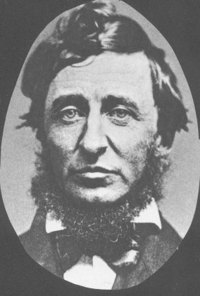 Henry David Thoreau: living deliberately...with AWESOME facial hair.